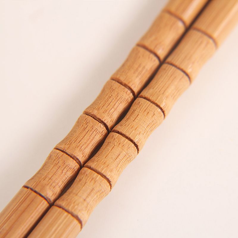 1 Pairs Bamboo Ecological Chopsticks Handmade Wood Chop Sticks Korean Kitchen Supplies Reusable Adult Eating Utensils Cutlery - DunbiBeauty, LLC