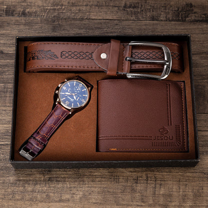 Men's Watch, Belt and Wallet Gift Set SupDropshipping