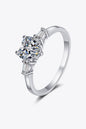 1.2 Carat Moissanite Heart Ring - DunbiBeauty, LLC