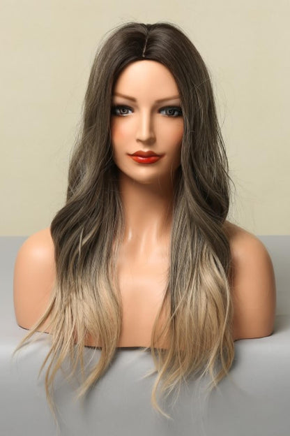 13*1" Full-Machine Wigs Synthetic Long Straight 24" - DunbiBeauty, LLC