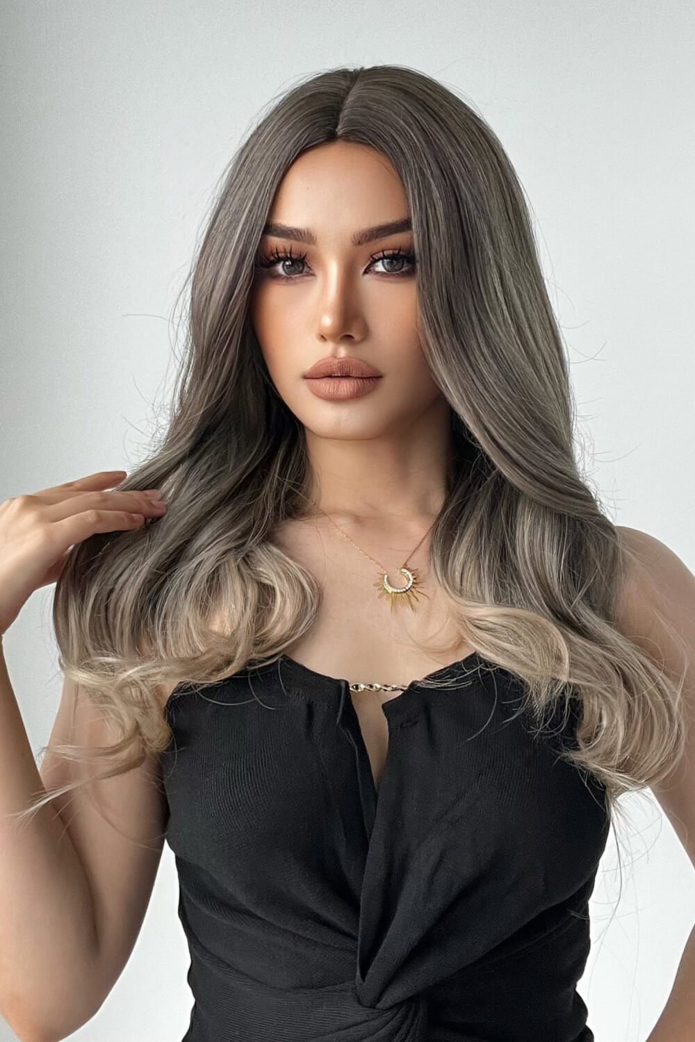 13*1" Full-Machine Wigs Synthetic Long Straight 24" - DunbiBeauty, LLC