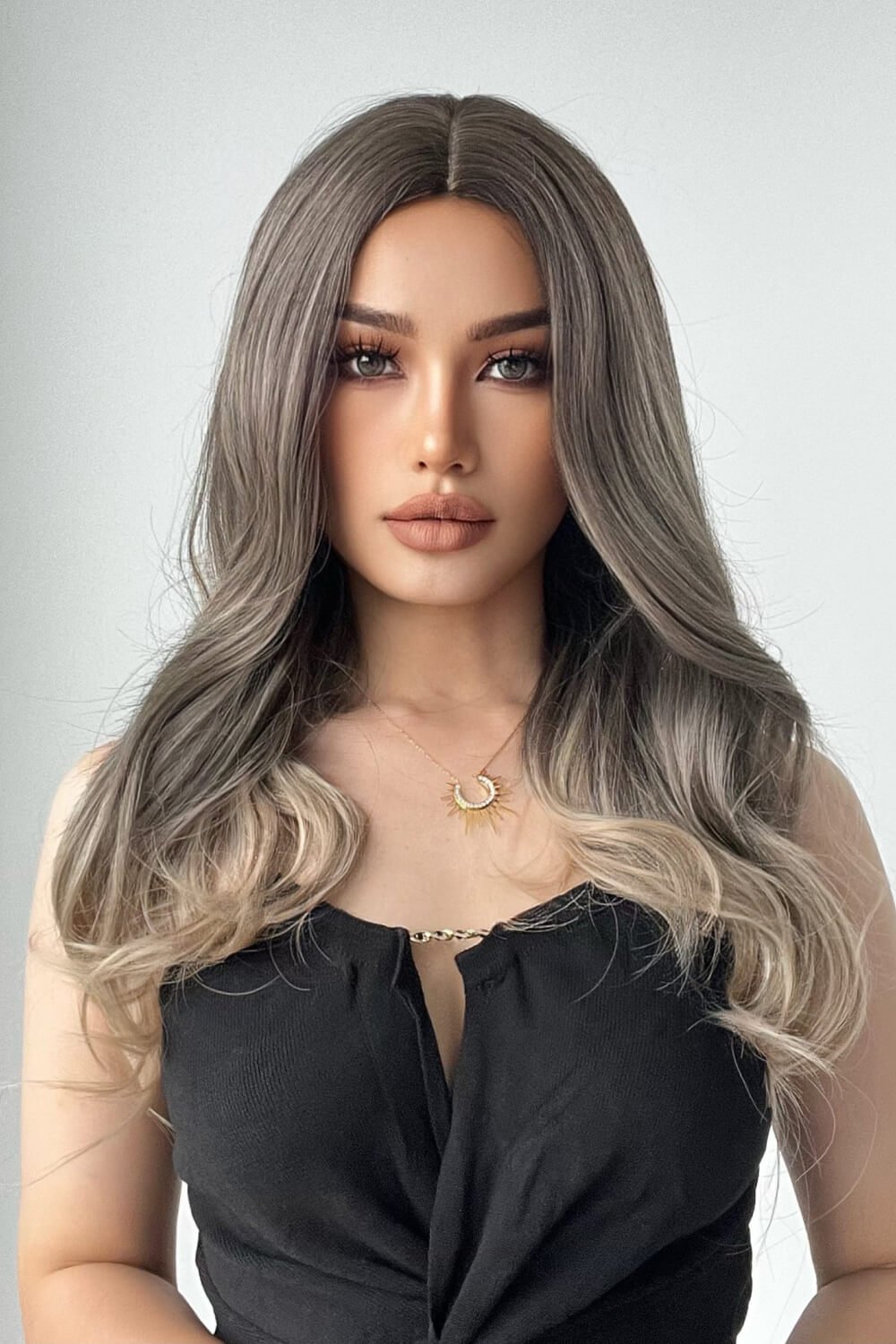 13*1" Full-Machine Wigs Synthetic Long Straight 24" - DunbiBeauty, LLC