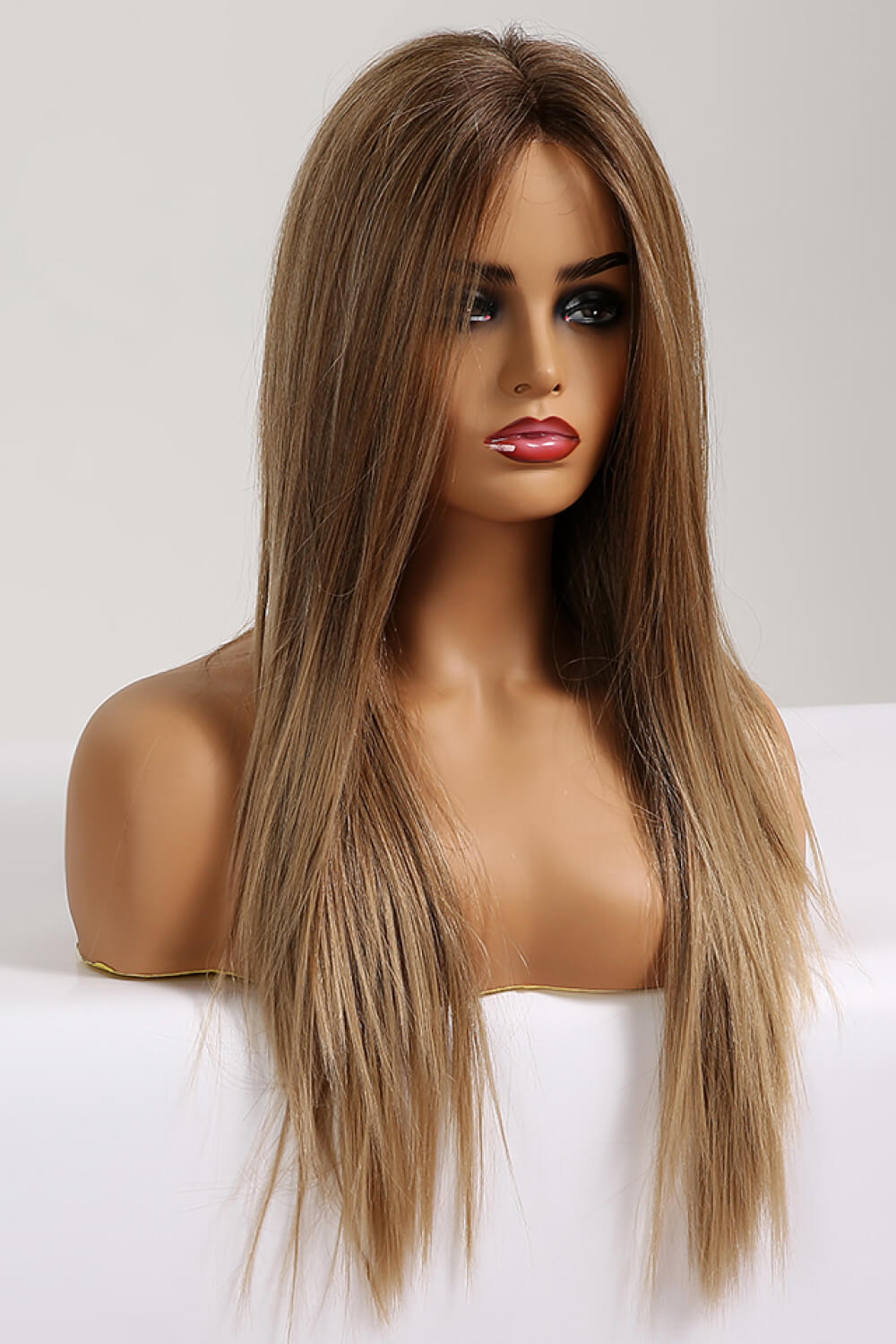 13*2" Lace Front Wigs Synthetic Long Straight 26'' 150% Density - DunbiBeauty, LLC