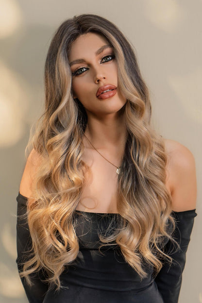 13*2" Lace Front Wigs Synthetic Long Wave 26" 150% Density - DunbiBeauty, LLC