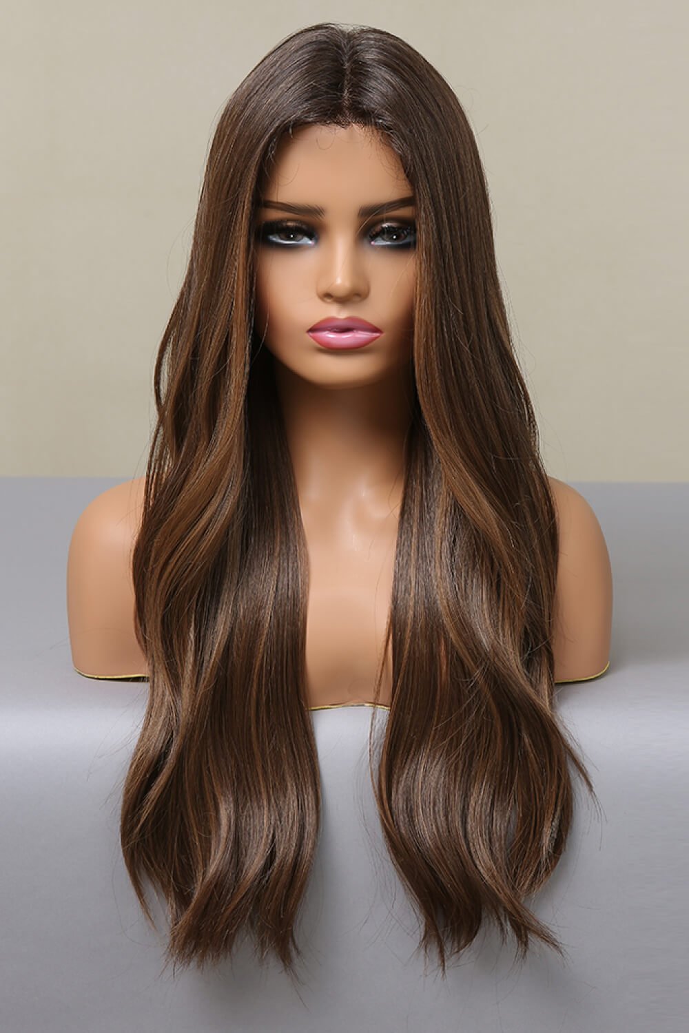 13*2" Lace Front Wigs Synthetic Long Wave 26" Heat Safe 150% Density - DunbiBeauty, LLC