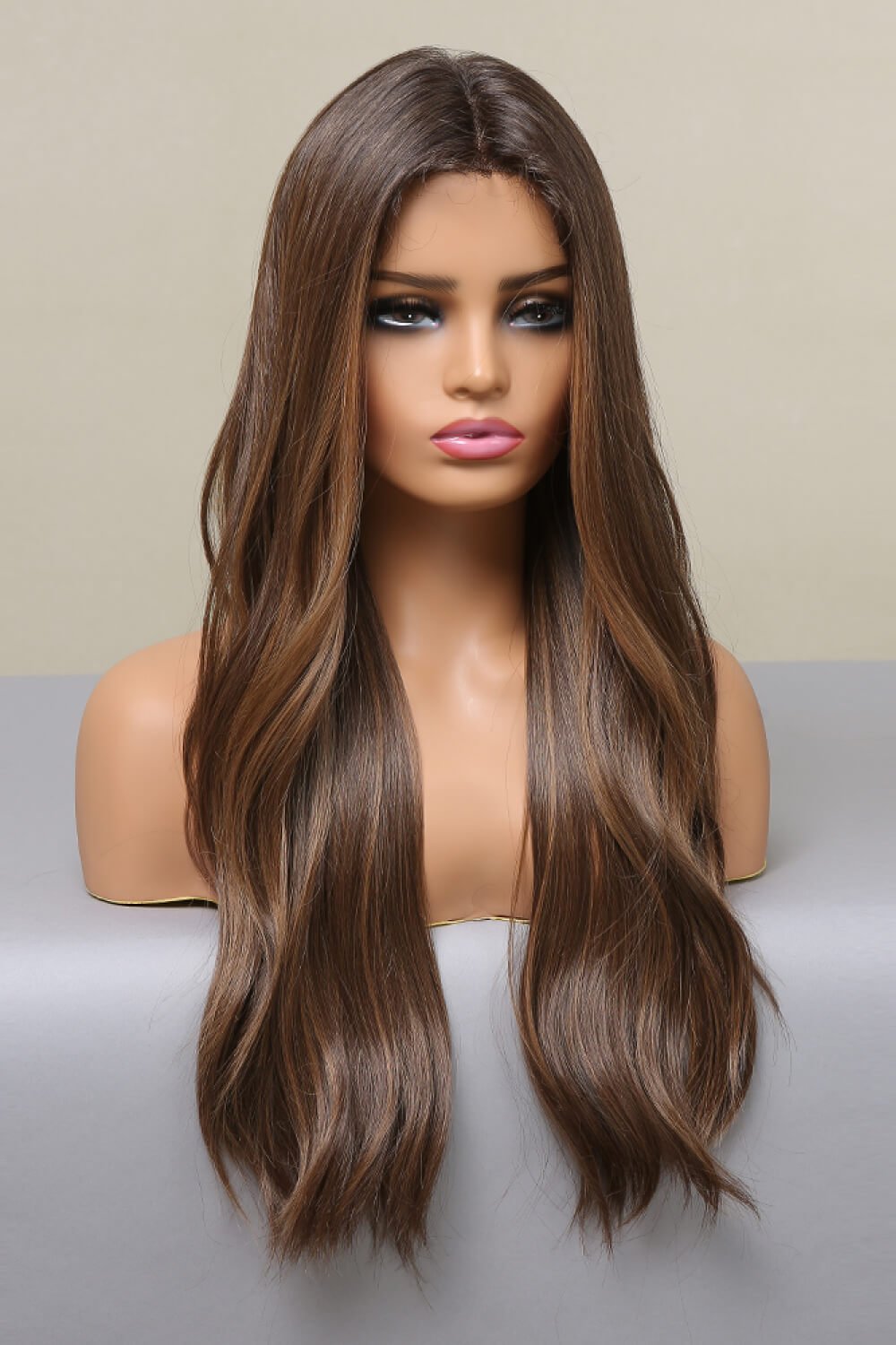 13*2" Lace Front Wigs Synthetic Long Wave 26" Heat Safe 150% Density - DunbiBeauty, LLC