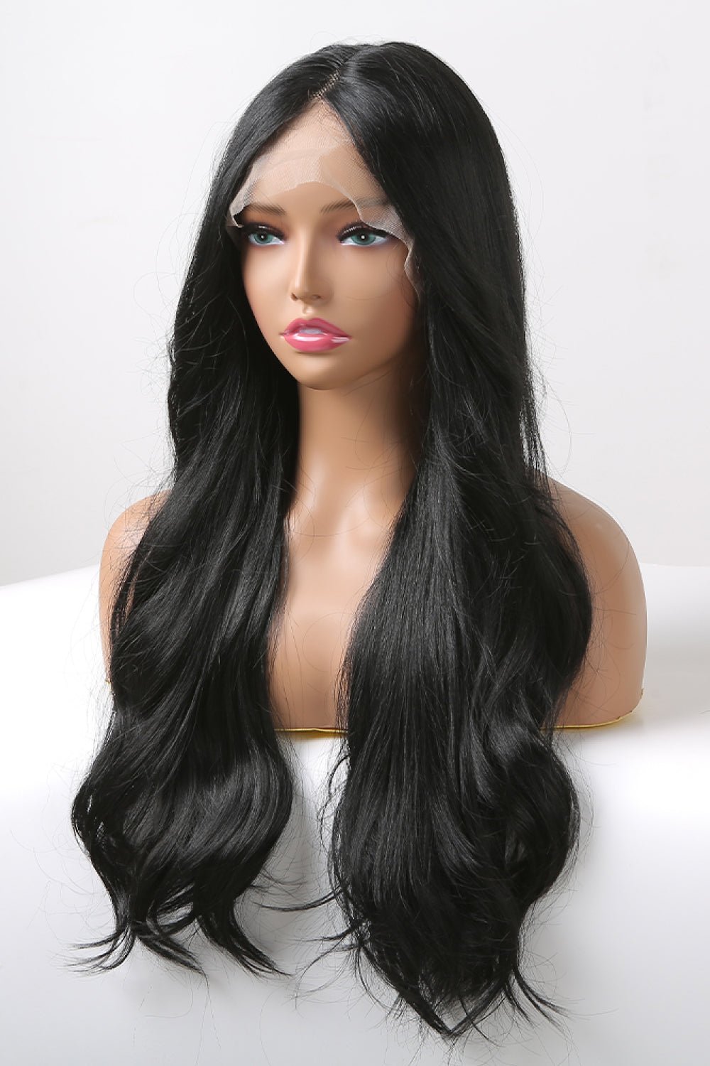 13*2" Lace Front Wigs Synthetic Long Wavy 24" 150% Density - DunbiBeauty, LLC