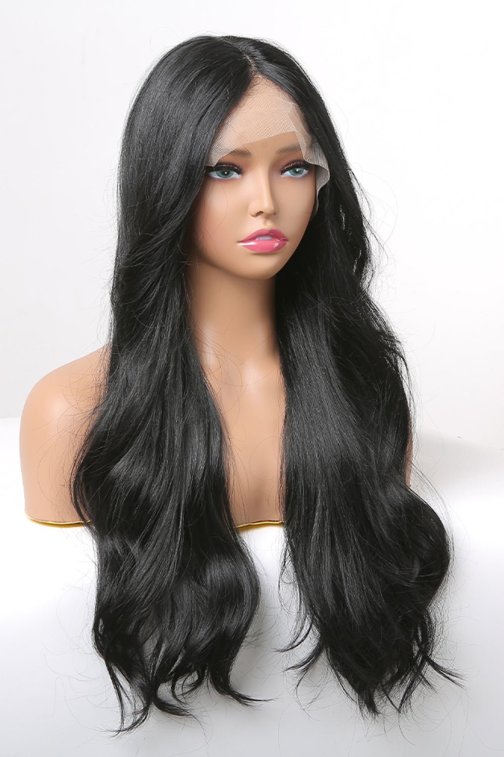 13*2" Lace Front Wigs Synthetic Long Wavy 24" 150% Density - DunbiBeauty, LLC