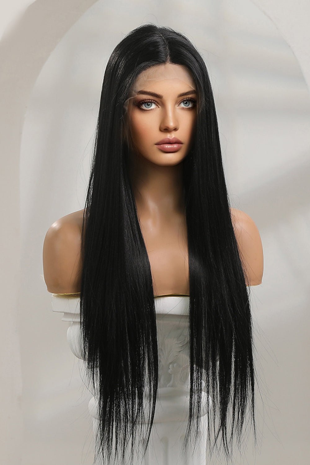 13*2" Long Lace Front Straight Synthetic Wigs 26" Long 150% Density - DunbiBeauty, LLC