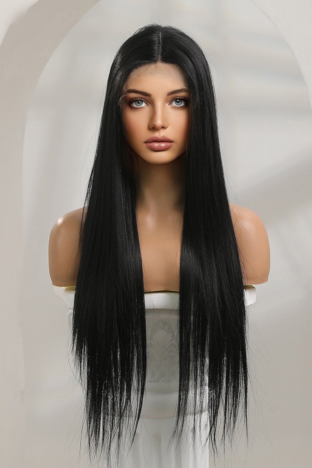 13*2" Long Lace Front Straight Synthetic Wigs 26" Long 150% Density - DunbiBeauty, LLC