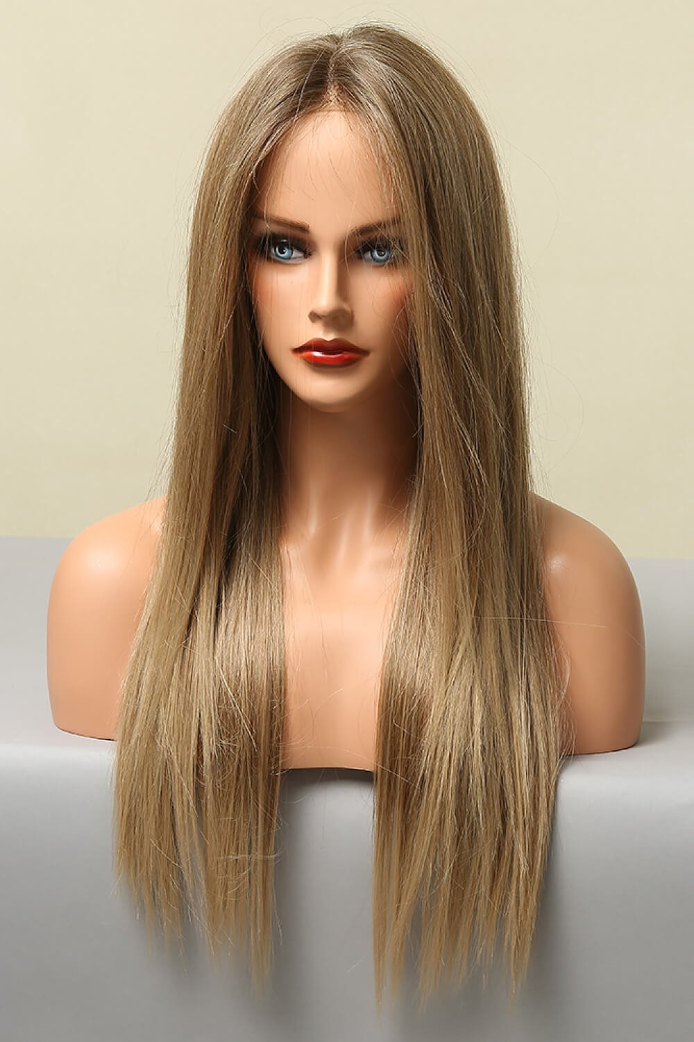 13*2" Long Straight Lace Front Synthetic Wigs 26" Long 150% Density - DunbiBeauty, LLC