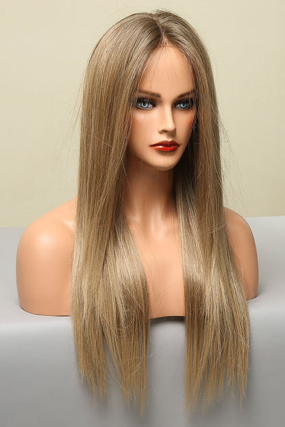 13*2" Long Straight Lace Front Synthetic Wigs 26" Long 150% Density - DunbiBeauty, LLC