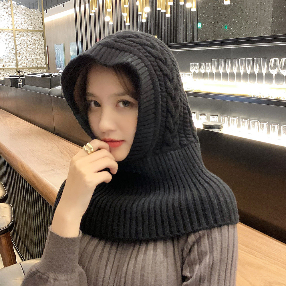 Unisex Versatile Knitted Hood for Cold Weather nihaodropshipping