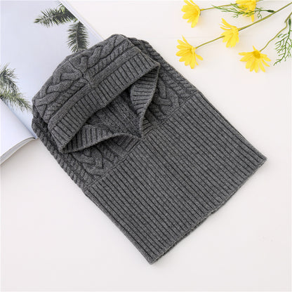 Unisex Versatile Knitted Hood for Cold Weather nihaodropshipping