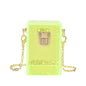 Transparent Box Shaped Acrylic Chain Shoulder Bag nihaodropshipping