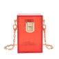 Transparent Box Shaped Acrylic Chain Shoulder Bag nihaodropshipping