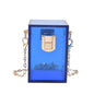 Transparent Box Shaped Acrylic Chain Shoulder Bag nihaodropshipping