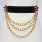 Punk Rivet Chain Waist Belt nihaodropshipping