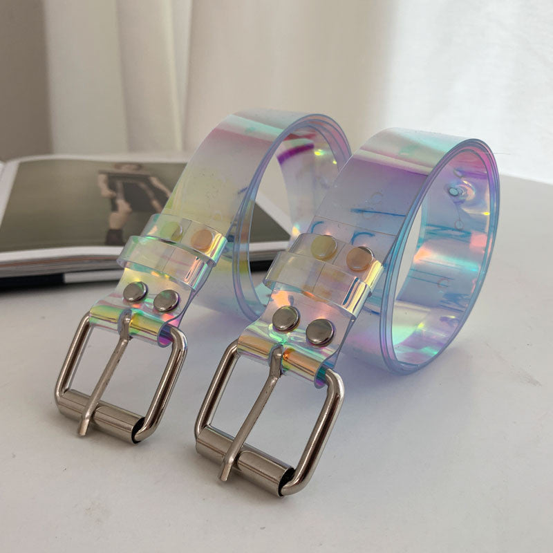 Transparent PVC Belt nihaodropshipping