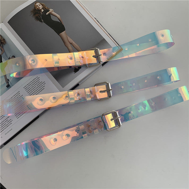 Transparent PVC Belt nihaodropshipping