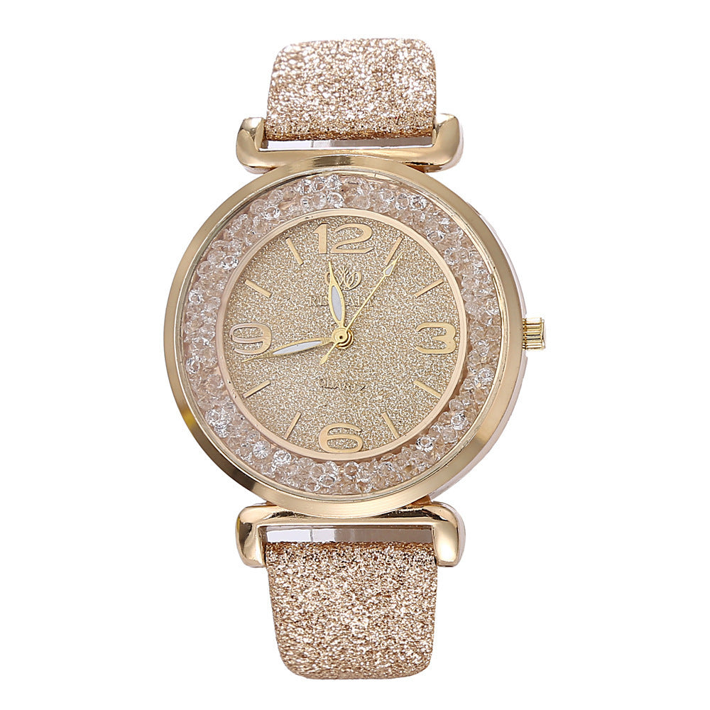 Starry Sky Theme Watch with Glitter Band nihaodropshipping