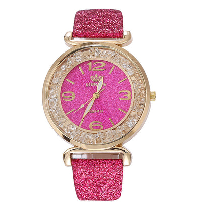 Starry Sky Theme Watch with Glitter Band nihaodropshipping