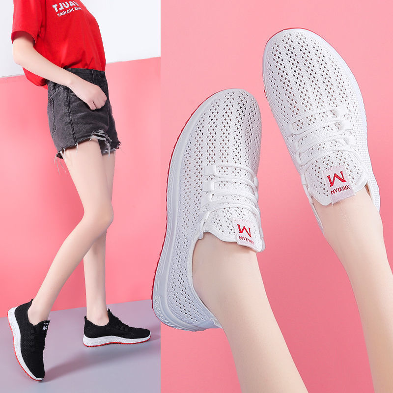 Women's Hollow Mesh Running Shoes nihaodropshipping