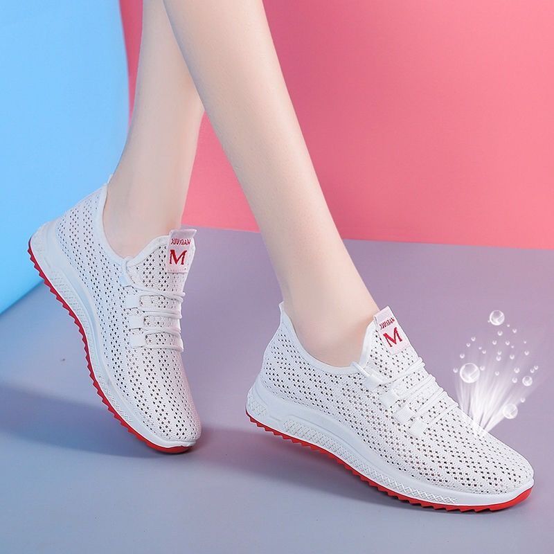 Women's Hollow Mesh Running Shoes nihaodropshipping