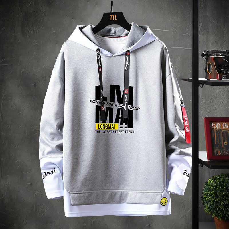 Men's Mock Double Hoodie nihaodropshipping