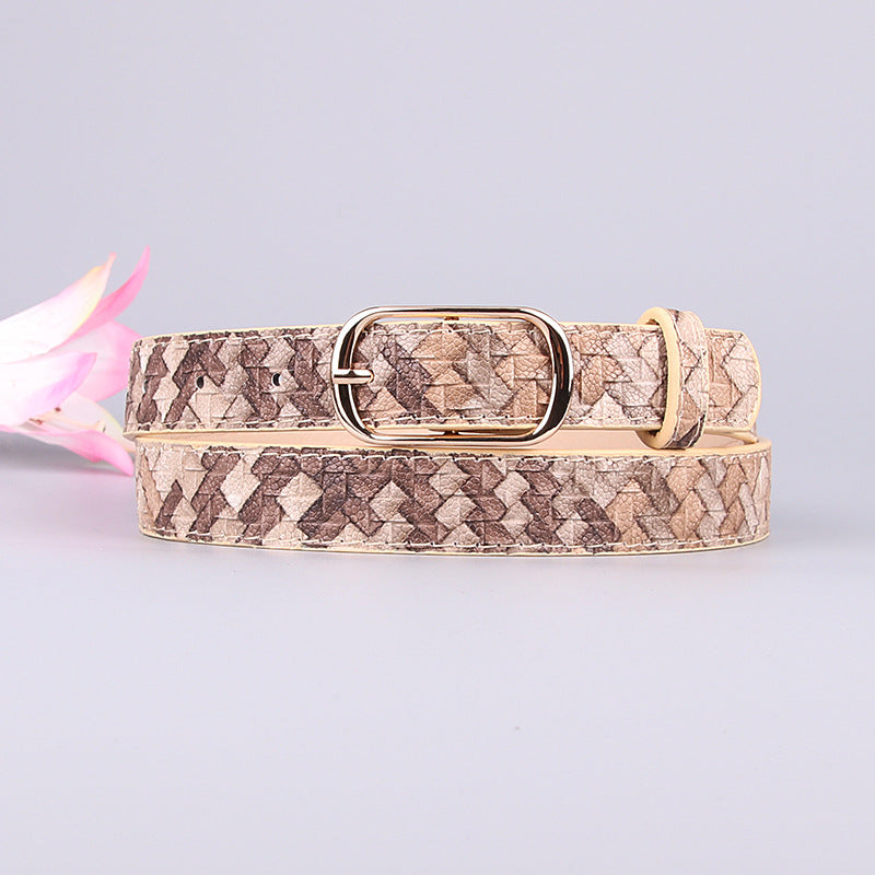 Woven Style Fashion Belt nihaodropshipping