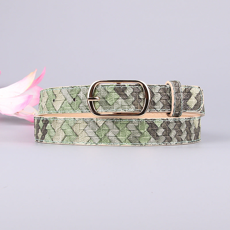 Woven Style Fashion Belt nihaodropshipping