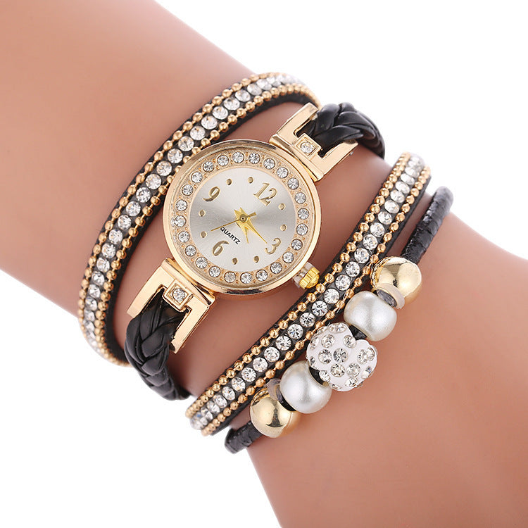 Women's Layered Bracelets with Watch nihaodropshipping