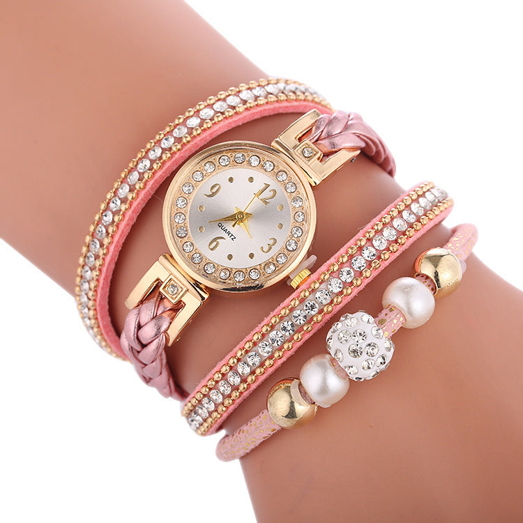 Women's Layered Bracelets with Watch nihaodropshipping