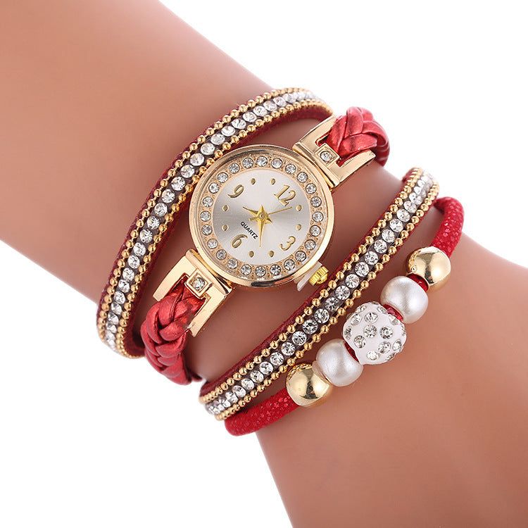 Women's Layered Bracelets with Watch nihaodropshipping