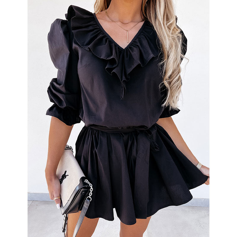 Women's Ruffle Summer Dress nihaodropshipping