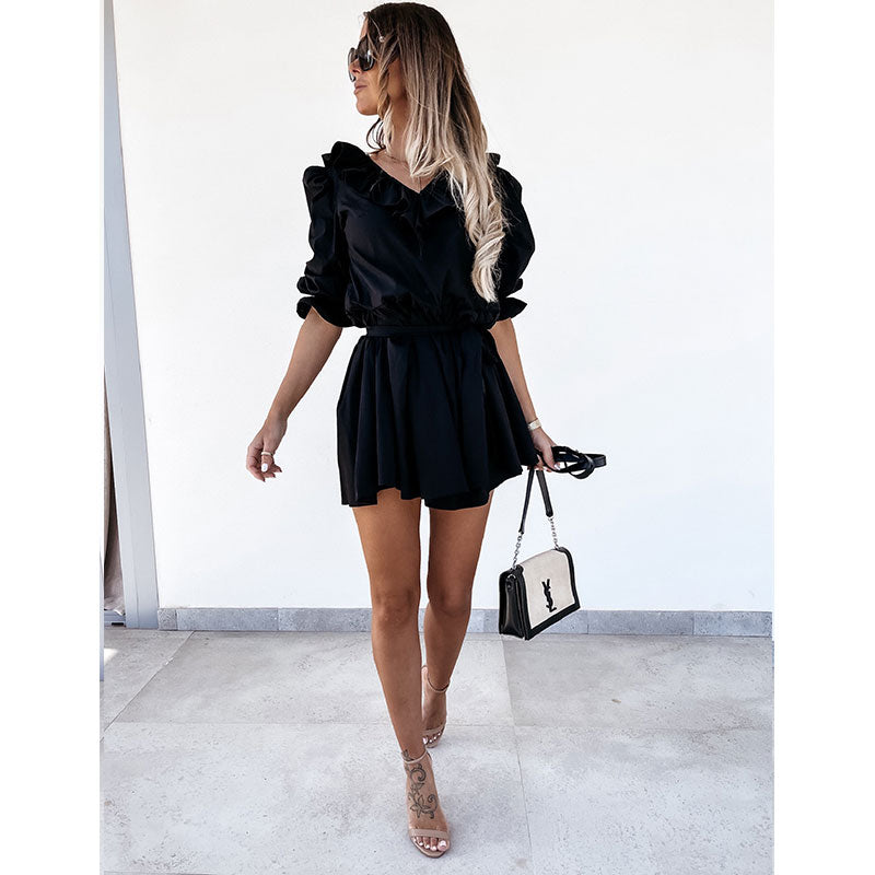 Women's Ruffle Summer Dress nihaodropshipping