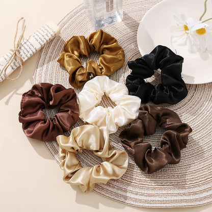 Women's Solid Color Scrunchies nihaodropshipping