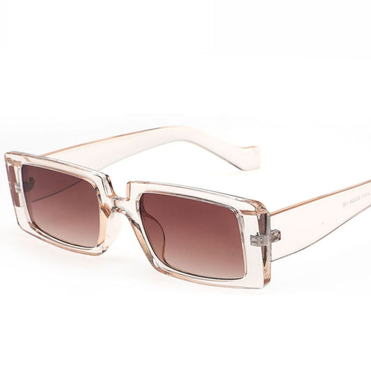 Women's Square Translucent Frame Style Sunglasses nihaodropshipping