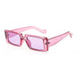 Women's Square Translucent Frame Style Sunglasses nihaodropshipping