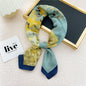 Women's Printed Silk Scarf nihaodropshipping