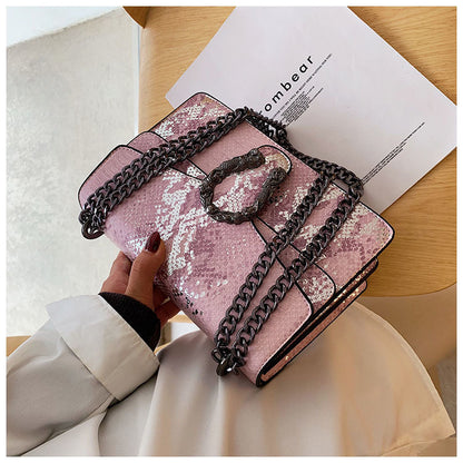 Women's Snakeskin Pattern Shoulder Bag nihaodropshipping