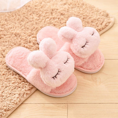 Women's Rabbit Eyelash Slippers nihaodropshipping