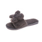 Women's Fuzzy Bow Plush Slippers nihaodropshipping