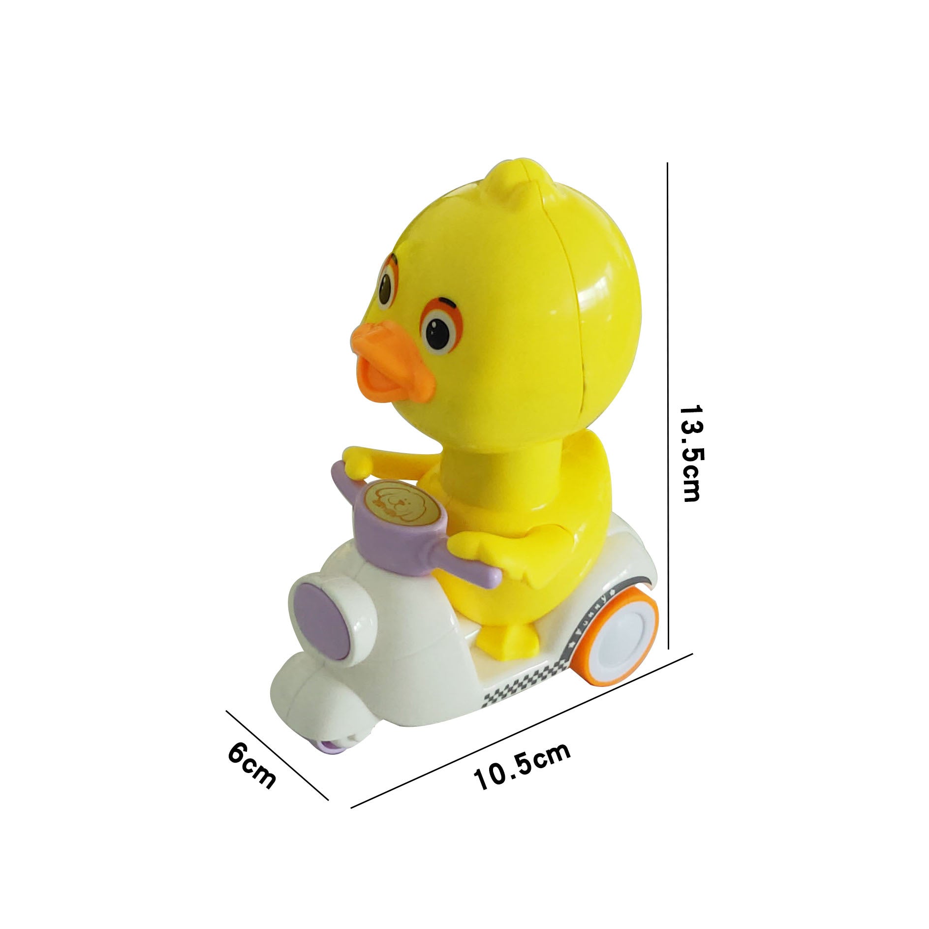 ⚠️ Cute Ducks on Moped Toy (Random Hair Color) nihaodropshipping