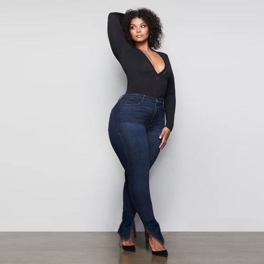 Women's Plus Size Skinny Jeans nihaodropshipping