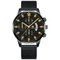 Men's Roman Quarts Alloy Calendar Watch nihaodropshipping