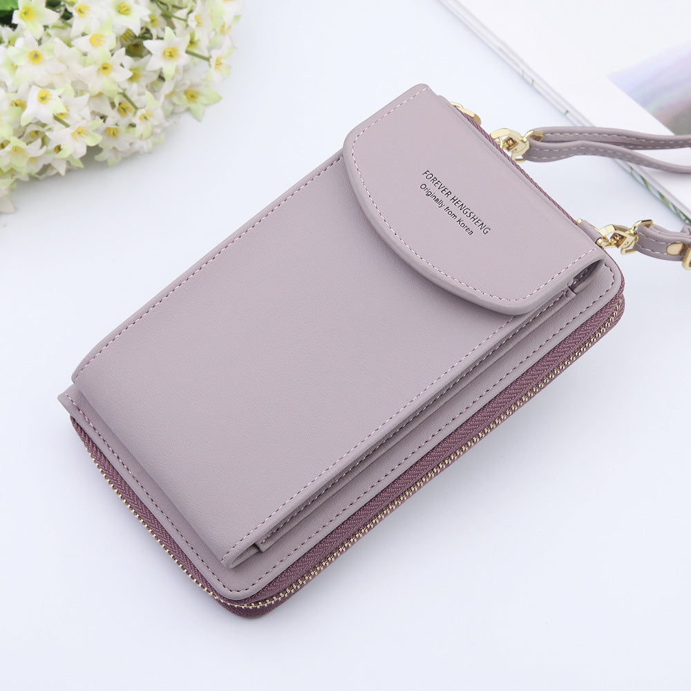 PU Leather Mobile Phone Messenger Bag nihaodropshipping