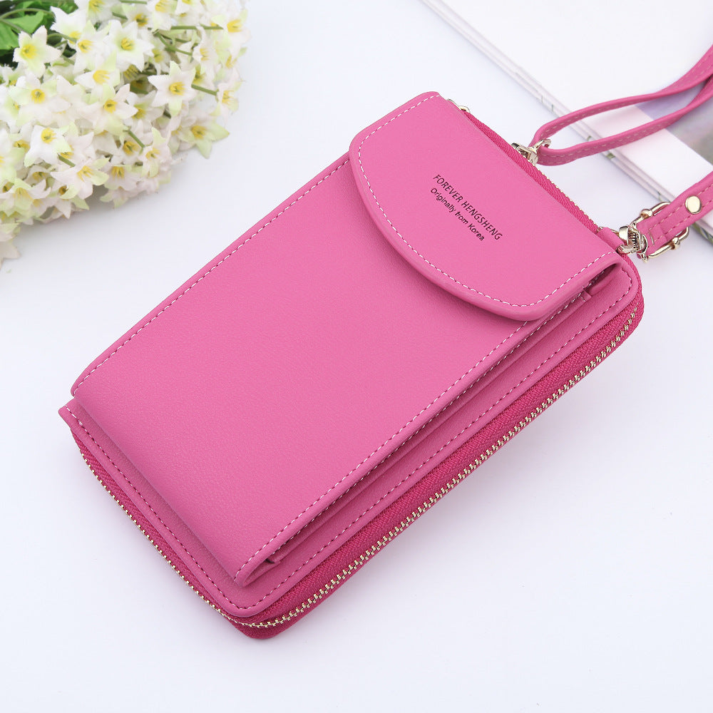 PU Leather Mobile Phone Messenger Bag nihaodropshipping