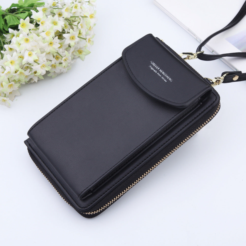 PU Leather Mobile Phone Messenger Bag nihaodropshipping