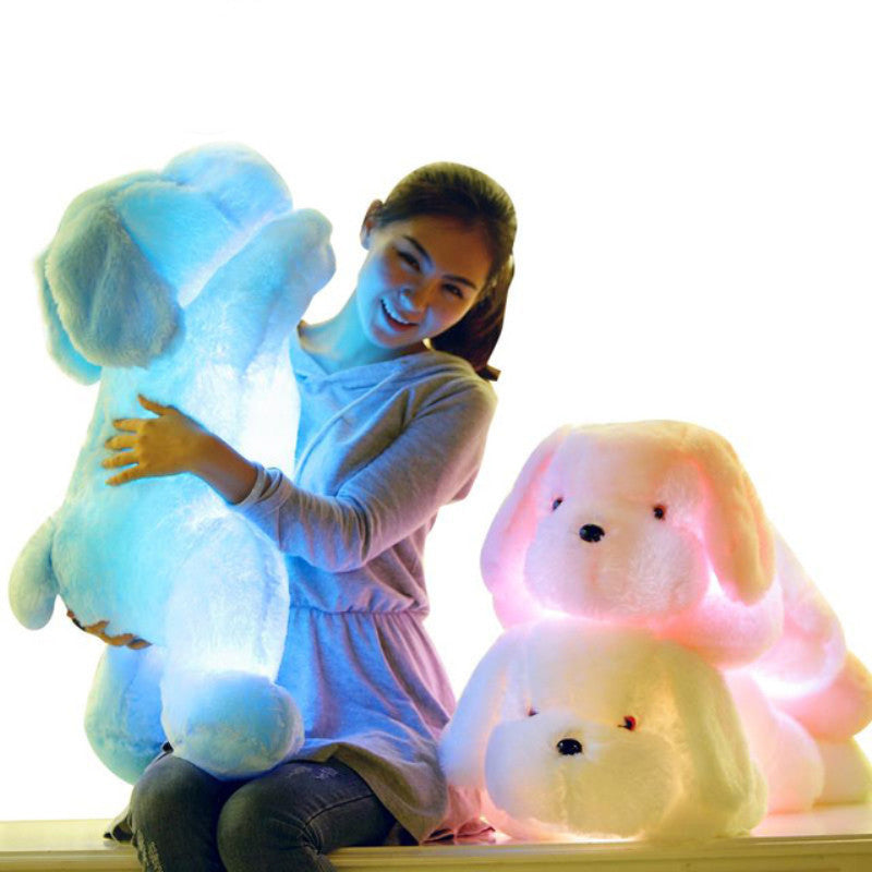 🚨 Cute Colorful Light Up Dog Plush Doll nihaodropshipping